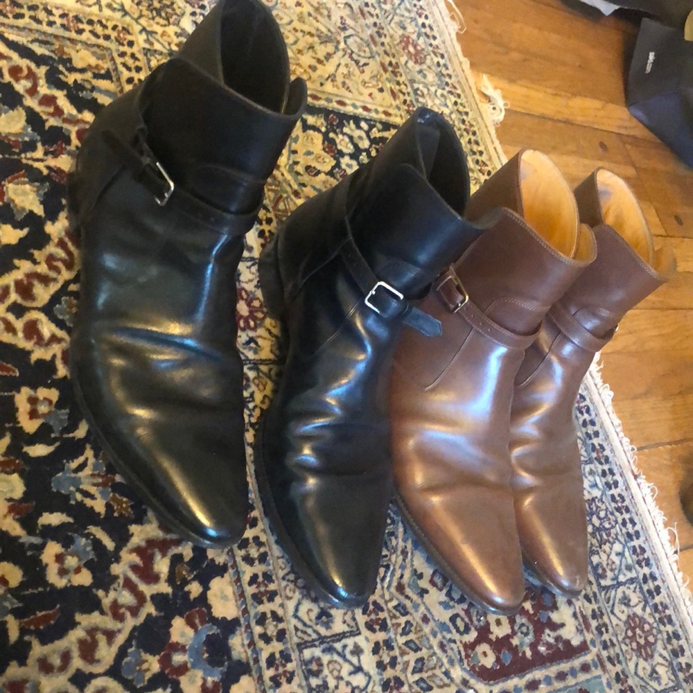 2 men’s saint Laurent boots